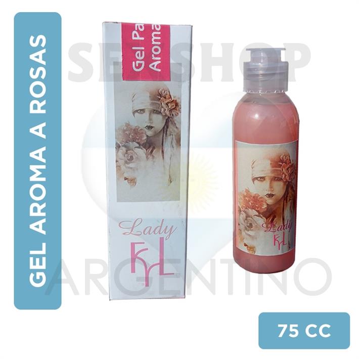 Gel Pasional aroma a rosas 75cc